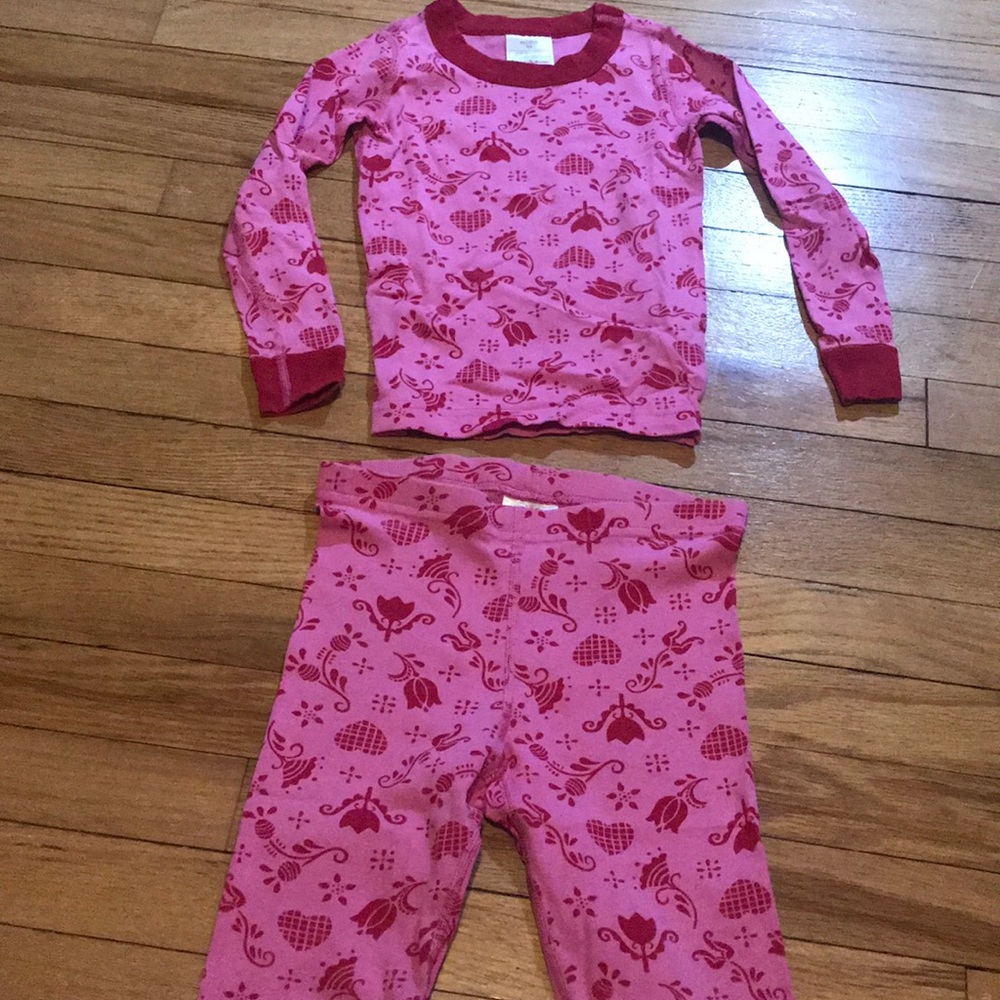 Kid’s Pink Cotton Pajamas